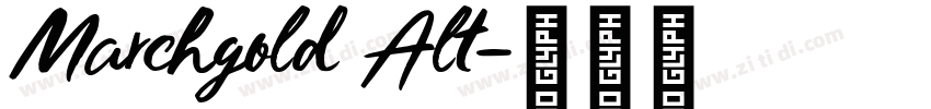 Marchgold Alt字体转换 Marchgold Alt字体转换
